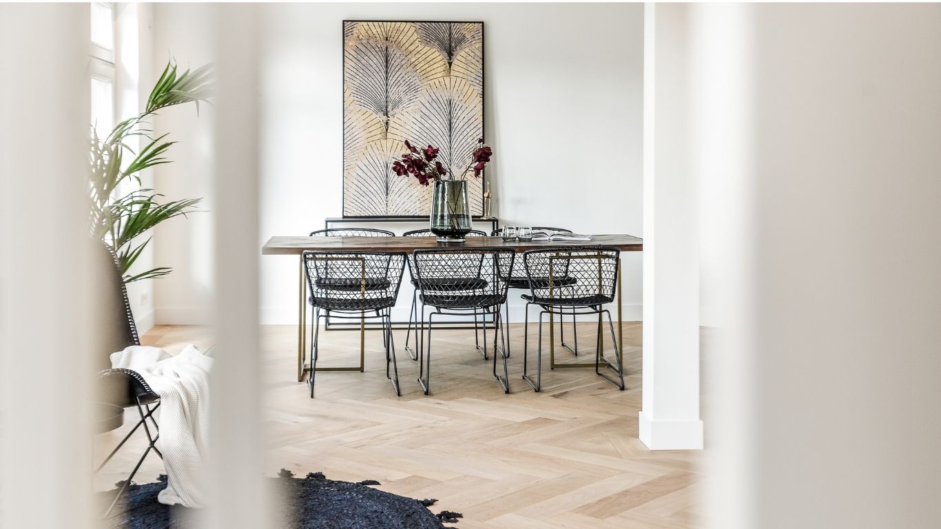 Ambiente preparato per la vendita con Home Staging